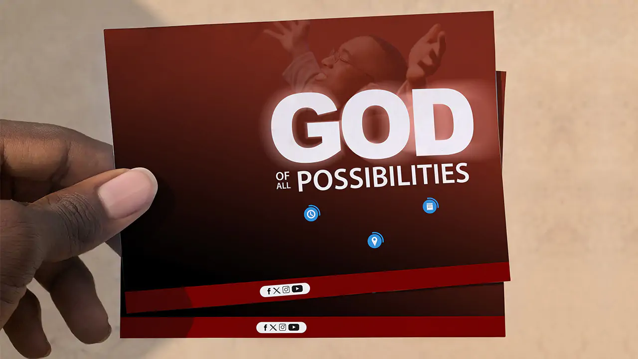 Flyer for Church Crusade | God of Impossibilities Flyer